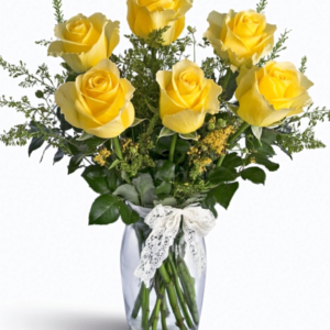6 Yellow Roses