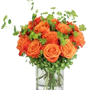 Timeless Tangerine Rose Arrangement