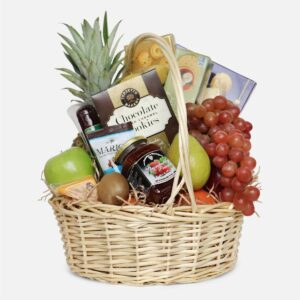 Fruit + Savory Snacks Gift Basket